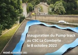 Inauguration du Pump track à la Comberie 